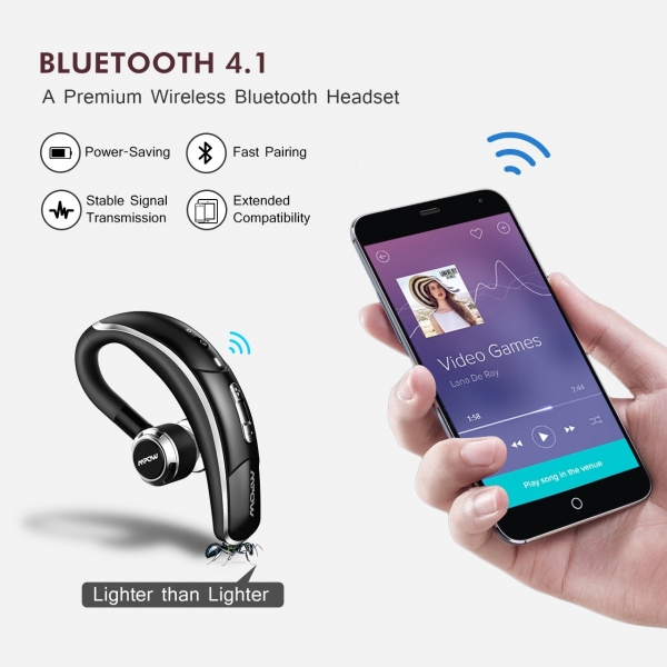 Mpow Kancal Bluetooth Kulaklk-Silver