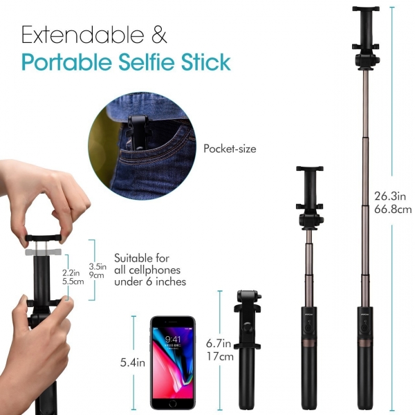 Mpow Bluetooth Selfie ubuu/Tripod