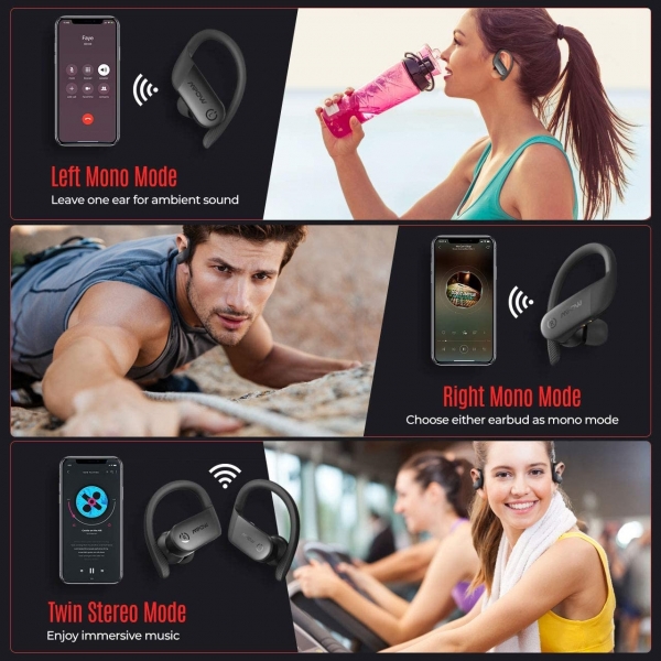 Mpow Flame Lite Bluetooth Kancal Kulaklk-Black