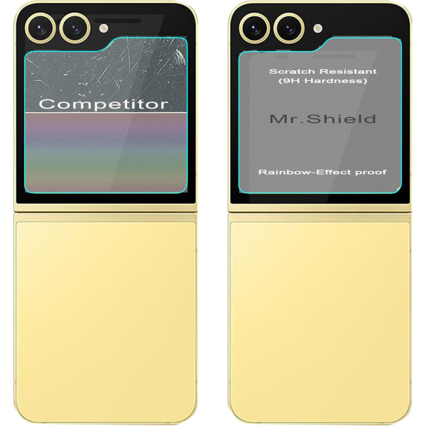 Mr.Shield Galaxy Z Flip 6 Temperli Cam Ekran Koruyucu