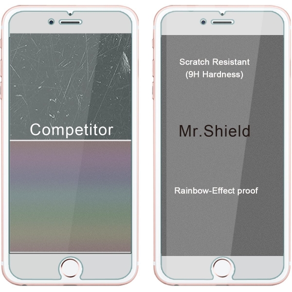 Mr Shield iPhone 6 Plus / 6S Plus Temperli Cam Ekran Koruyucu (3 Adet)