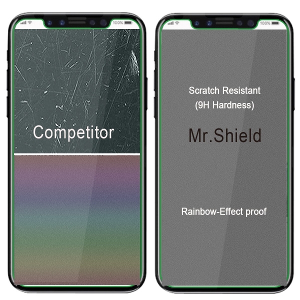 Mr Shield Apple iPhone X Temperli Cam Ekran Koruyucu (3 Adet)