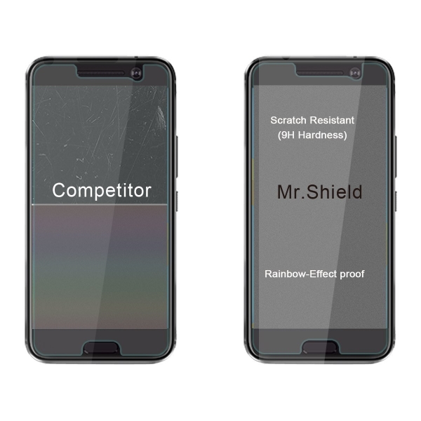 Mr Shield HTC 10 Temperli Cam Ekran Koruyucu (2 Adet)