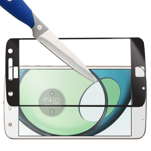 Mr Shield Motorola Moto Z Play Temperli Cam Ekran Koruyucu (2 Adet/Siyah)