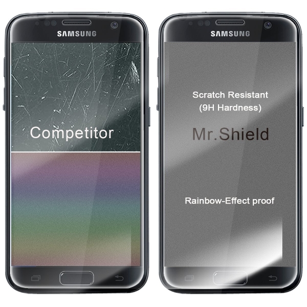Mr Shield Samsung Galaxy S7 Edge Temperli Cam Ekran Koruyucu (2 Adet)