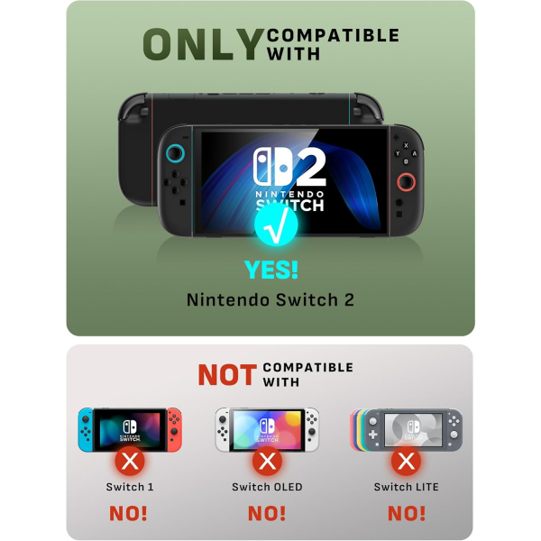 Mumba Nintendo Switch 2 Dockable Klf-Green