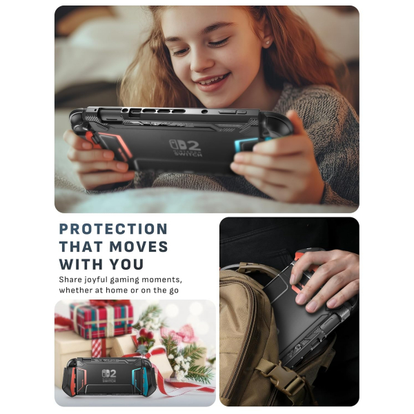 Mumba Nintendo Switch 2 Dockable K�l�f-Blue Red