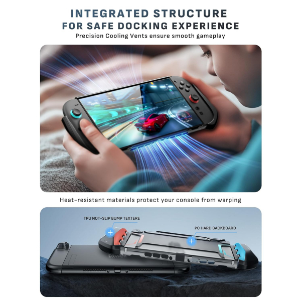 Mumba Nintendo Switch 2 Dockable K�l�f-Blue Red