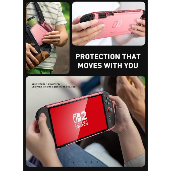 Mumba Nintendo Switch 2 effaf Klf-Pink