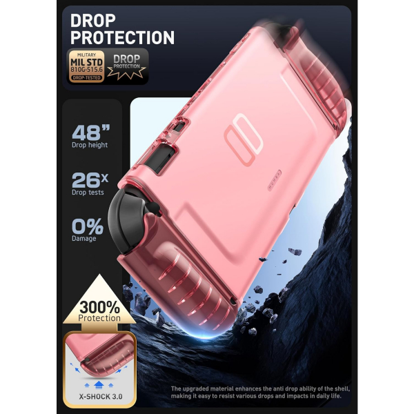 Mumba Nintendo Switch 2 effaf Klf-Pink