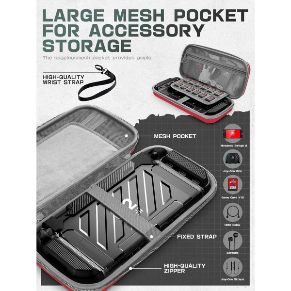 Mumba Nintendo Switch 2 Tama antas-Red
