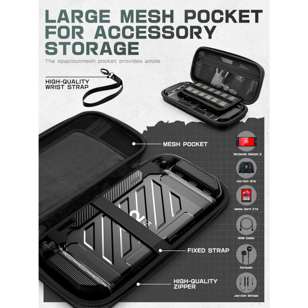 Mumba Nintendo Switch 2 Tama antas-Black