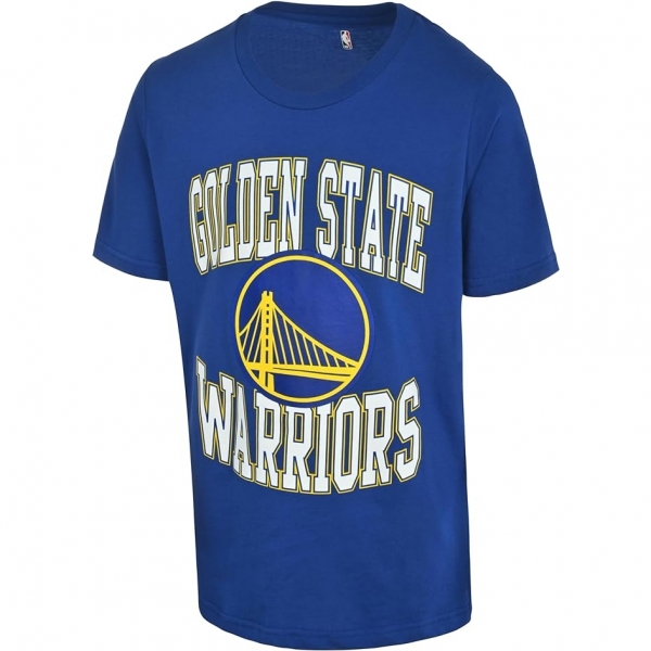 NBA Golden State Warriors Lisansl Tirt (Mavi)