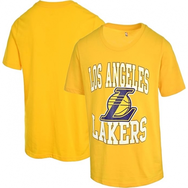 NBA Los Angeles Lakers Lisansl Tirt (Sar)