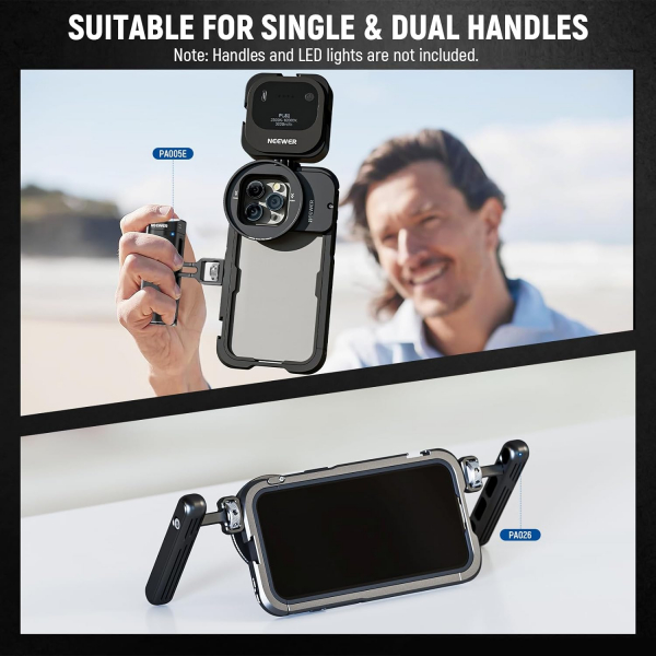 NEEWER iPhone 15 Pro Max Uyumlu Filtre Adaptr Donanm