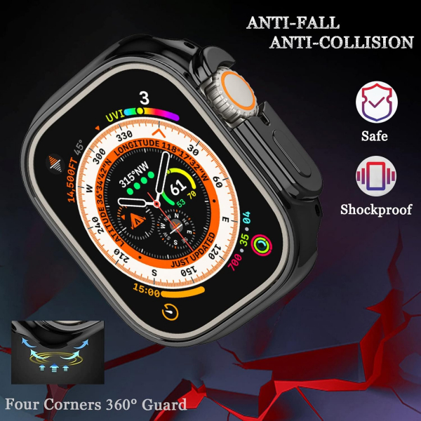 NINKI Apple Watch Ultra 1/2 Bumper Klf-Black 1