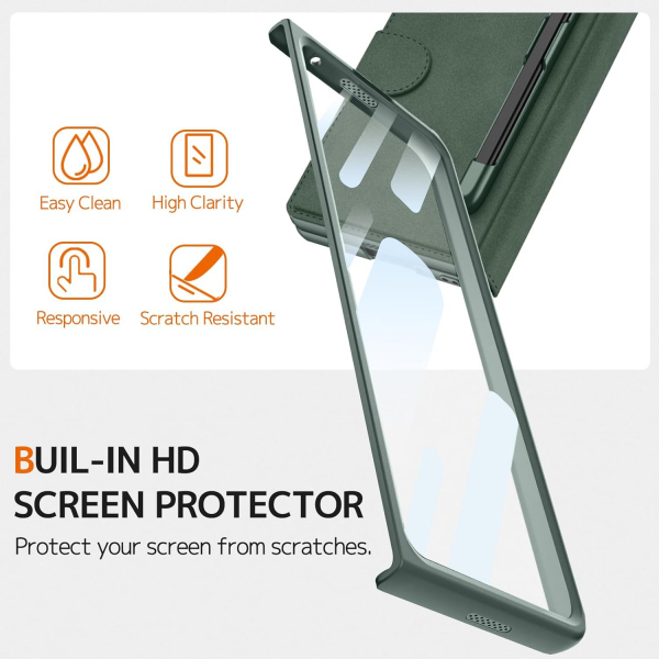 NINKI Czdan Galaxy Z Fold 6 Klf-Green