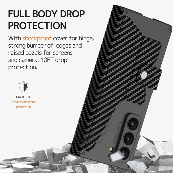 NINKI Czdan Galaxy Z Fold 6 Klf-Carbon Black
