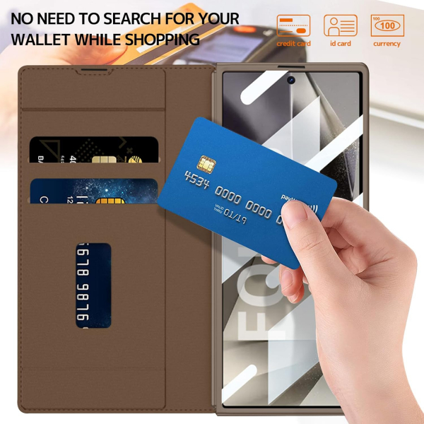 NINKI Czdan Galaxy Z Fold 6 Klf-Brown