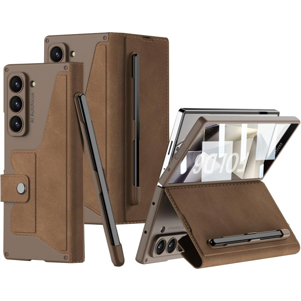 NINKI Czdan Galaxy Z Fold 6 Klf-Brown