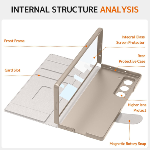 NINKI Czdan Galaxy Z Fold 6 Klf-Gray