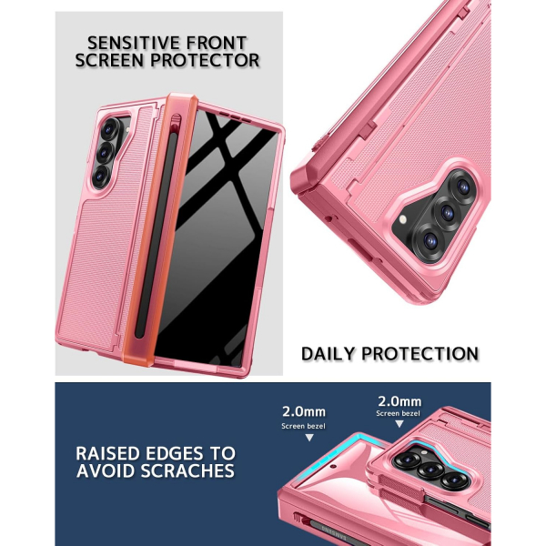 NINKI Samsung Galaxy Z Fold 7 Klf-Pink