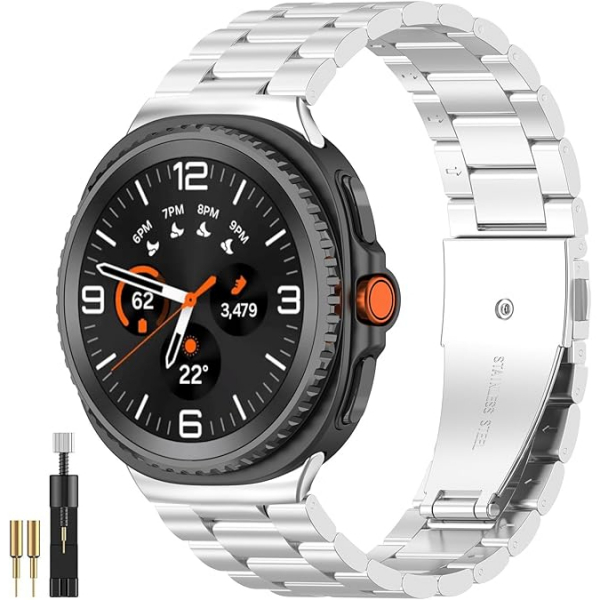 NINKI Galaxy Watch 8 40mm elik Kay -Silver