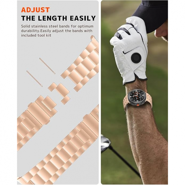 NINKI Galaxy Watch 8 40mm elik Kay -Rose Gold