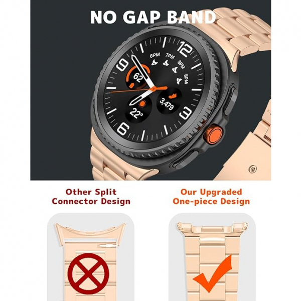 NINKI Galaxy Watch 8 40mm elik Kay -Rose Gold