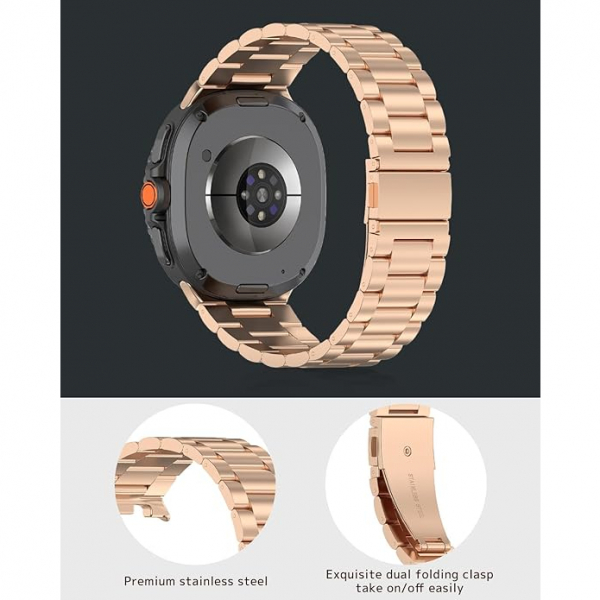 NINKI Galaxy Watch 8 40mm elik Kay -Rose Gold