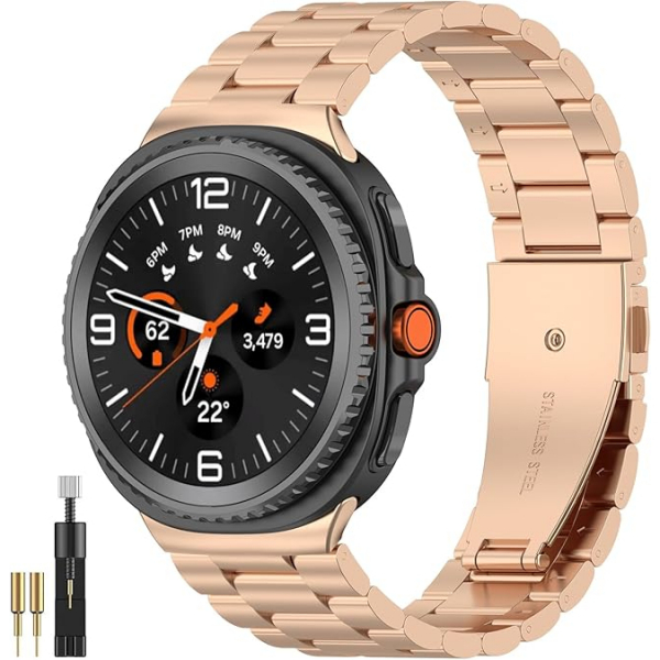 NINKI Galaxy Watch 8 40mm elik Kay -Rose Gold