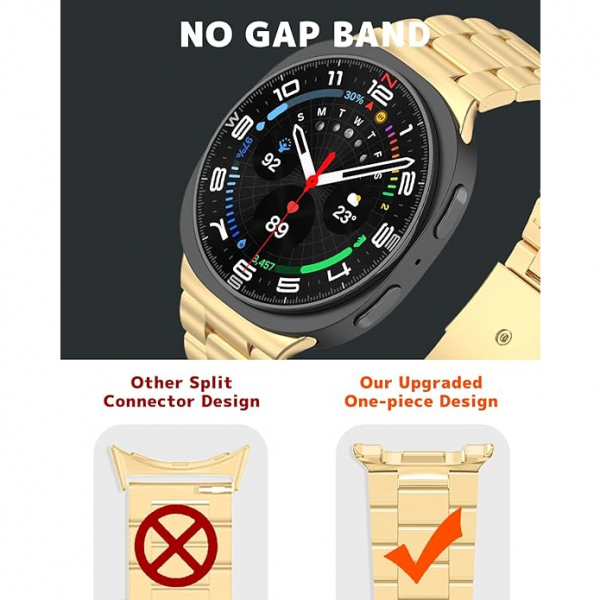 NINKI Galaxy Watch 8 40mm elik Kay -Gold