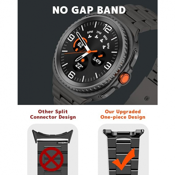 NINKI Galaxy Watch 8 40mm elik Kay -Black 