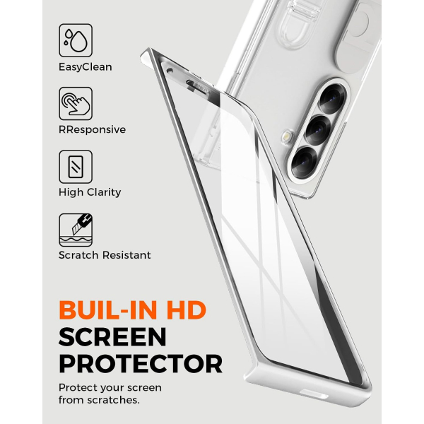 NINKI Galaxy Z Fold 8 Ultra Standl� Koruyuculu K�l�f-Clear