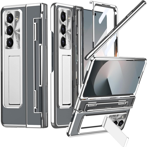 NINKI Samsung Galaxy Z Fold 7 Kickstandl Klf-Silver