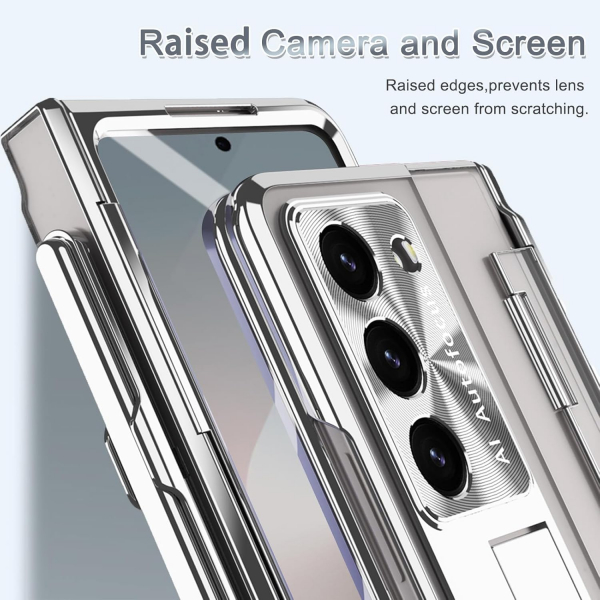 NINKI Samsung Galaxy Z Fold 7 Kickstandl Klf-Clear