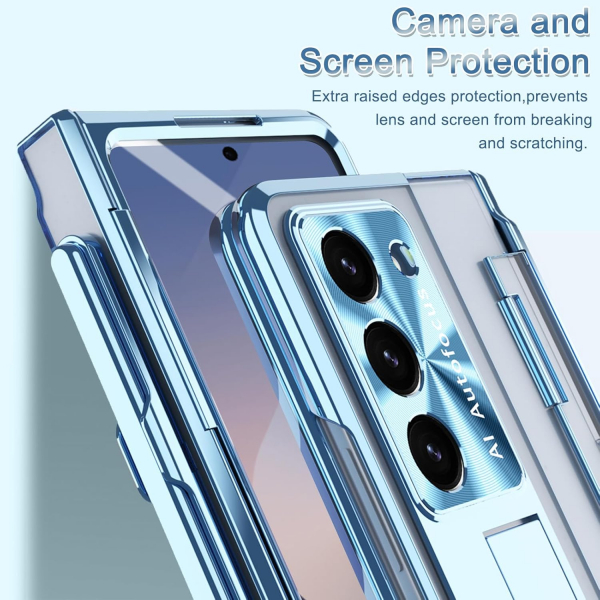 NINKI Samsung Galaxy Z Fold 7 Kickstandl Klf-Blue