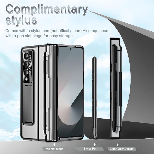 NINKI Samsung Galaxy Z Fold 7 Kickstandl Klf-Black