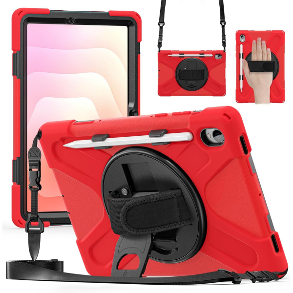 NINKI Samsung Galaxy Tab S11 Silikon Klf-Red
