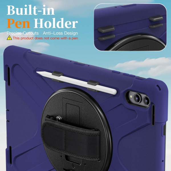 NINKI Samsung Galaxy Tab S11 Ultra Silikon Klf-Dark Blue