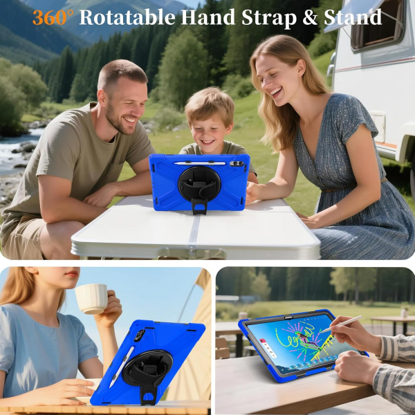 NINKI Samsung Galaxy Tab S11 Ultra Silikon Klf-Blue