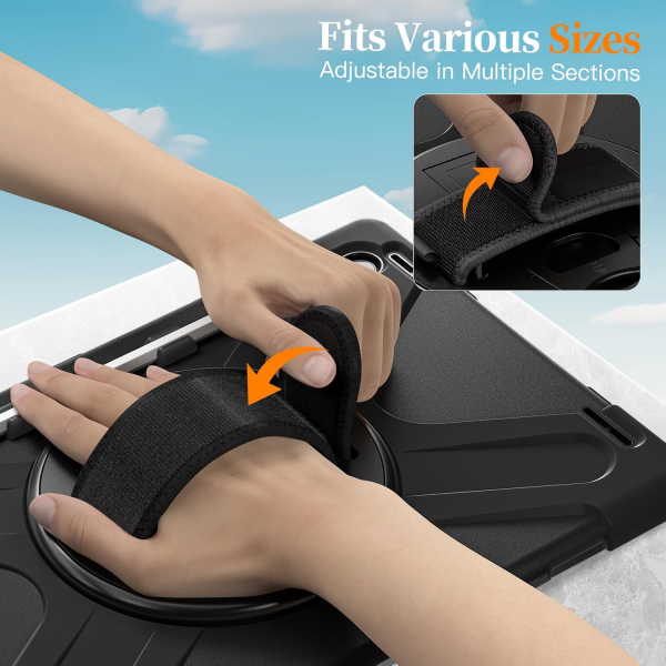 NINKI Samsung Galaxy Tab S11 Ultra Silikon Klf-Black