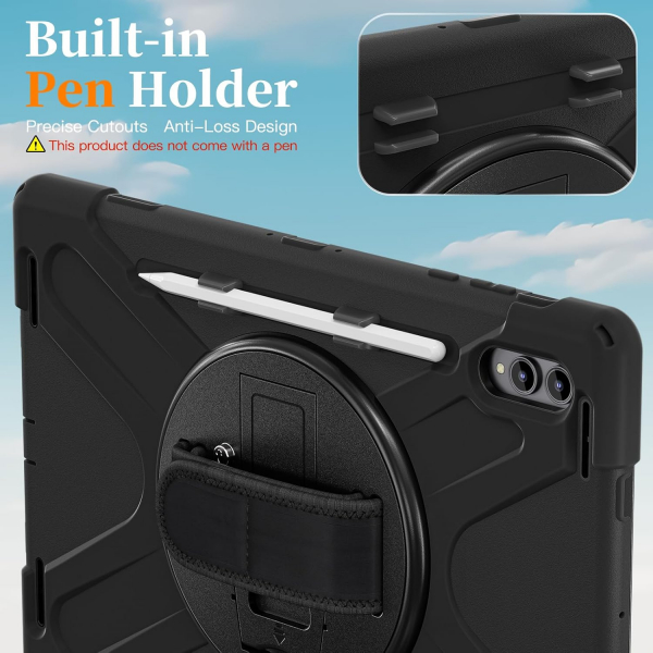 NINKI Samsung Galaxy Tab S11 Ultra Silikon Klf-Black