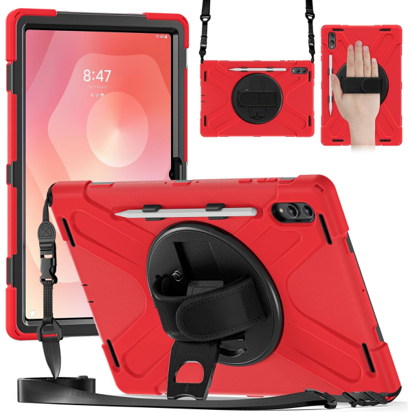 NINKI Samsung Galaxy Tab S11 Ultra Silikon Klf-Red