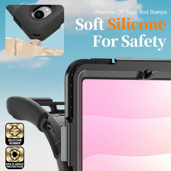 NINKI Samsung Galaxy Tab S11 Silikon Klf-Black