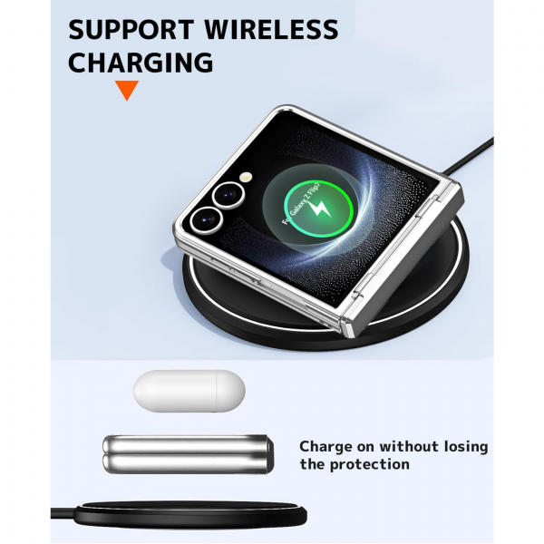 NINKI Samsung Galaxy Z Flip 7 Klf -Silver 