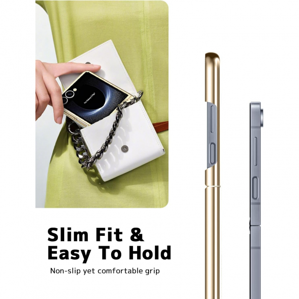 NINKI Samsung Galaxy Z Flip 7 Klf -Champagne Gold 