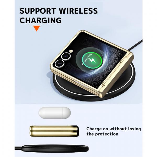 NINKI Samsung Galaxy Z Flip 7 Klf -Champagne Gold 