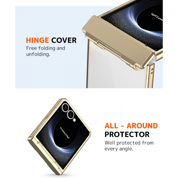 NINKI Samsung Galaxy Z Flip 7 Klf -Champagne Gold 