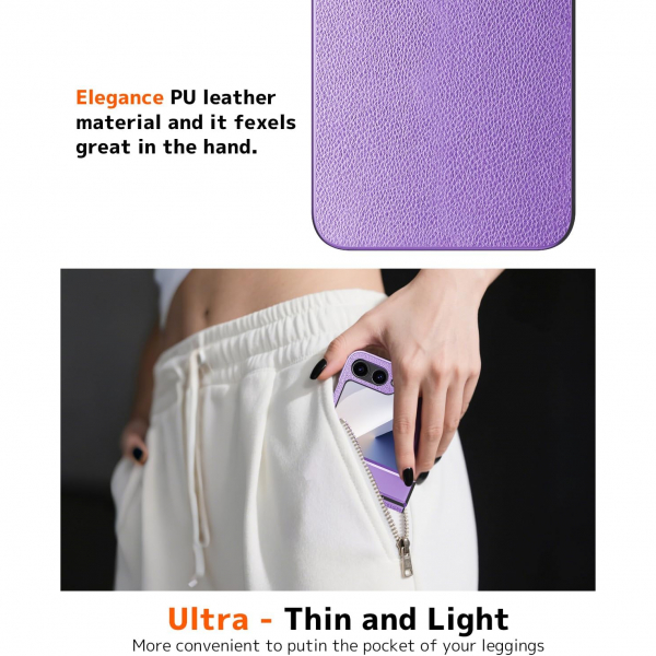 NINKI Samsung Galaxy Z Flip 7 Klf -Purple